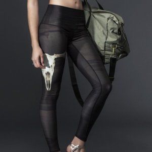 Teeki Deer Medicine Yoga Legging Size Small